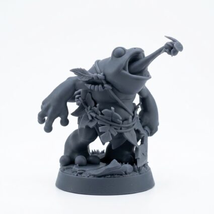 Toad Scout A - Gray Resin 3D Printed Miniature