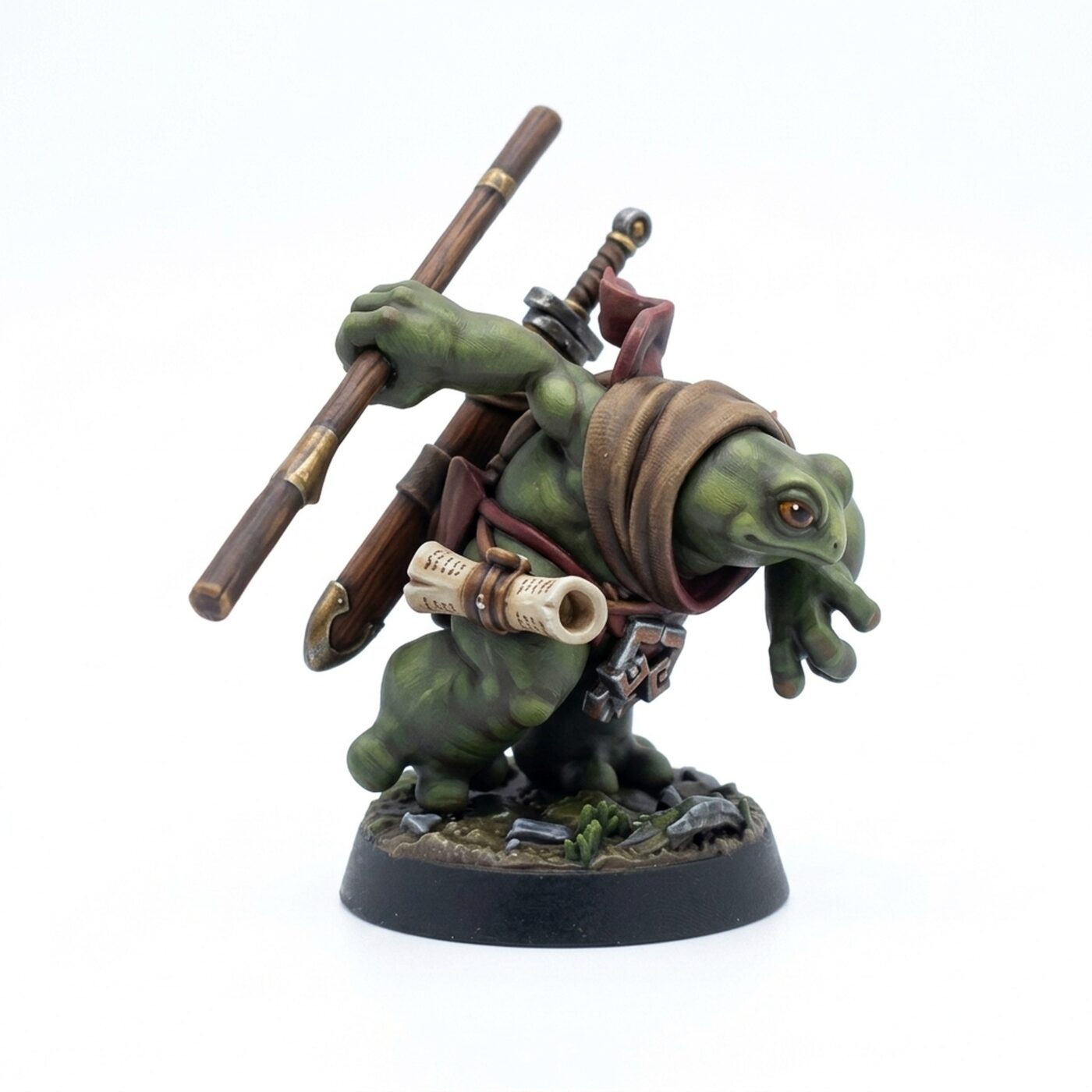 Toadassassin A - Painted 3D Printed Miniature