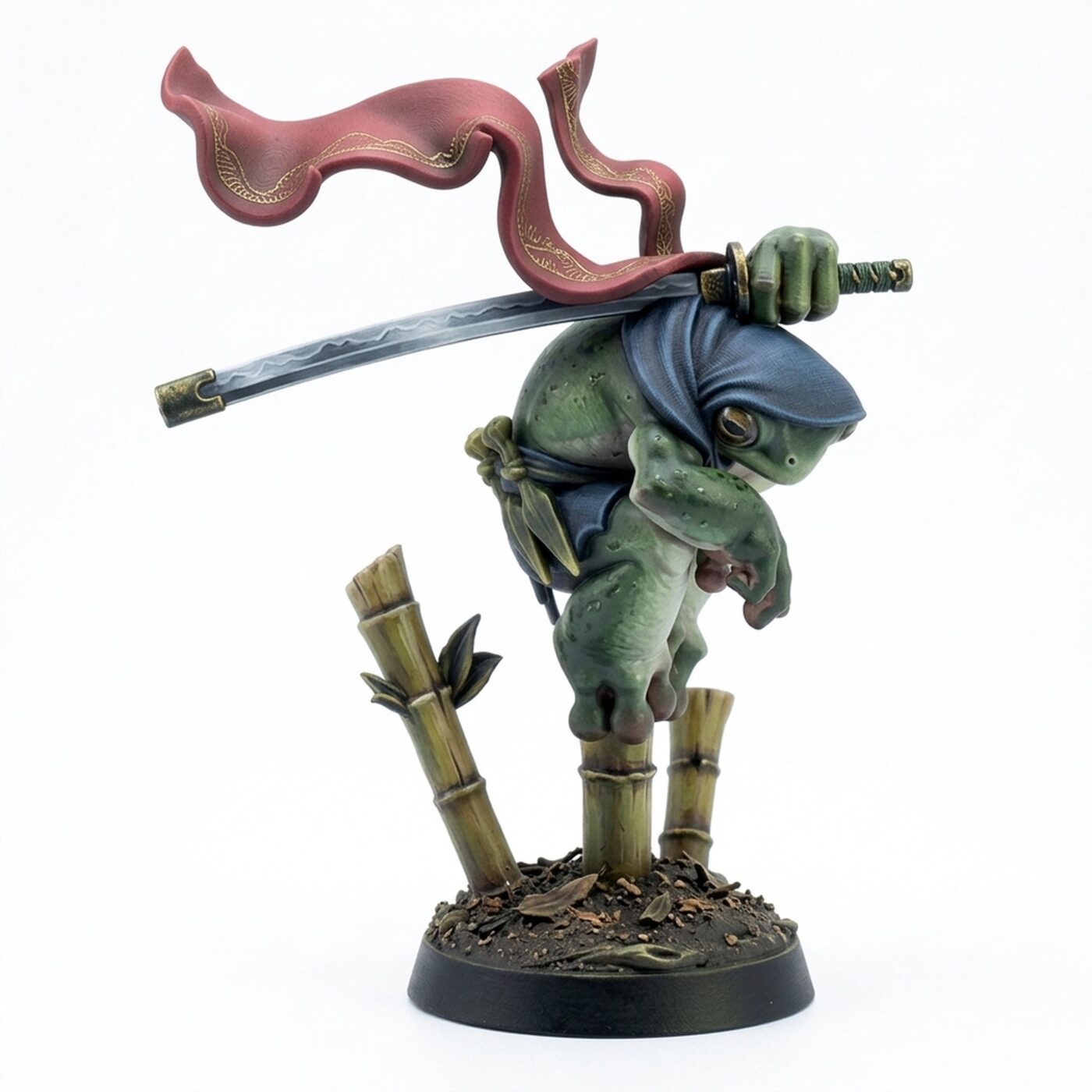 Toadassassin B - Painted 3D Printed Miniature