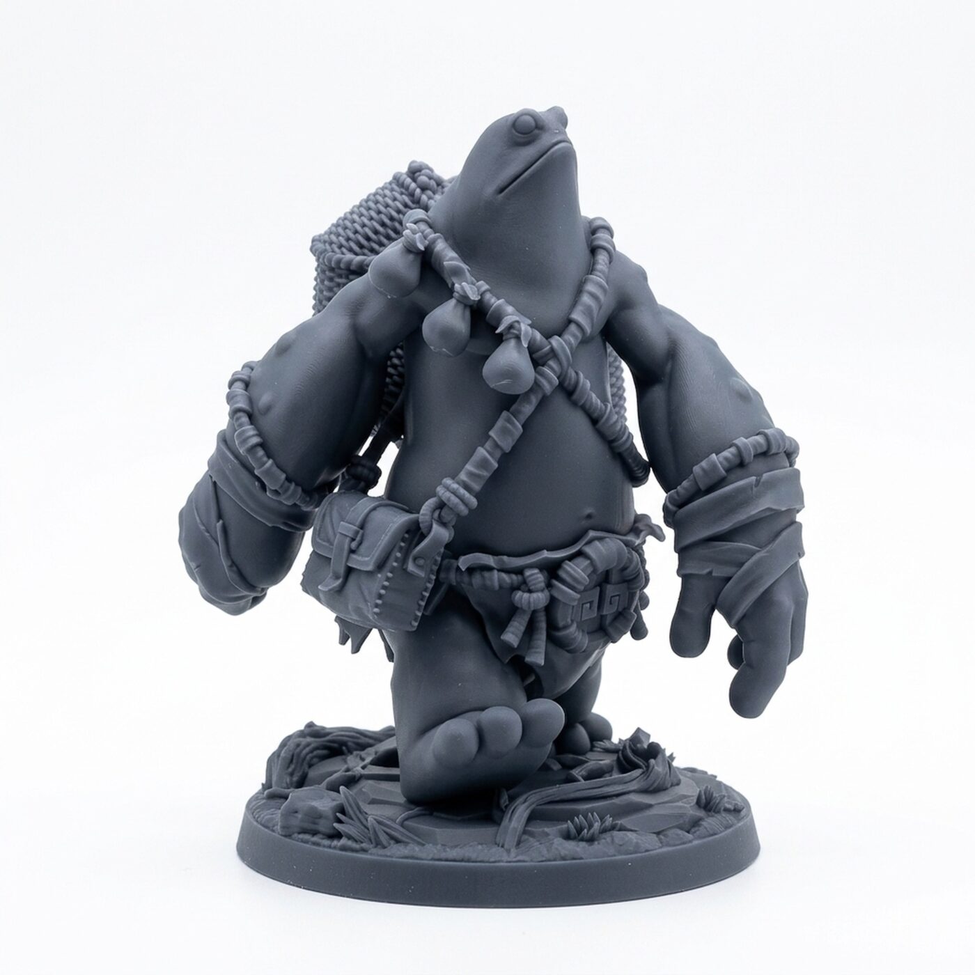Toadcarrier B - Gray Resin 3D Printed Miniature