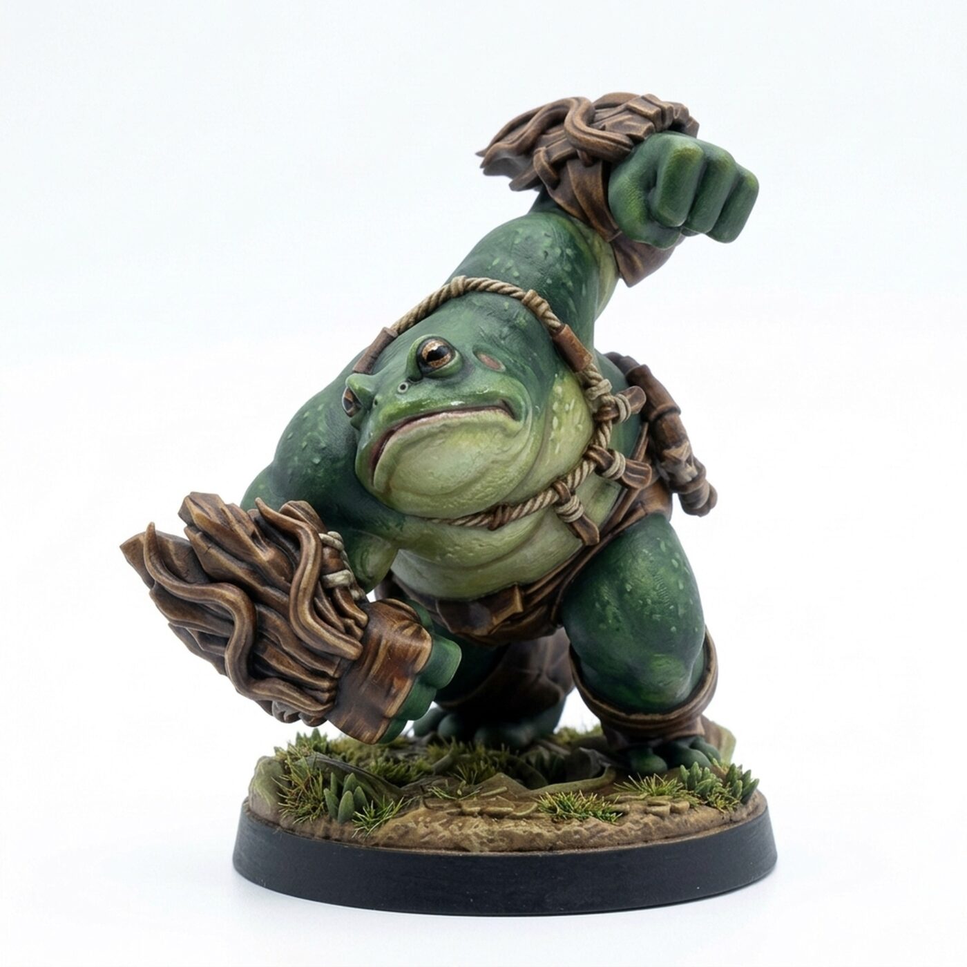Toadsmasher A - Painted 3D Printed Miniature