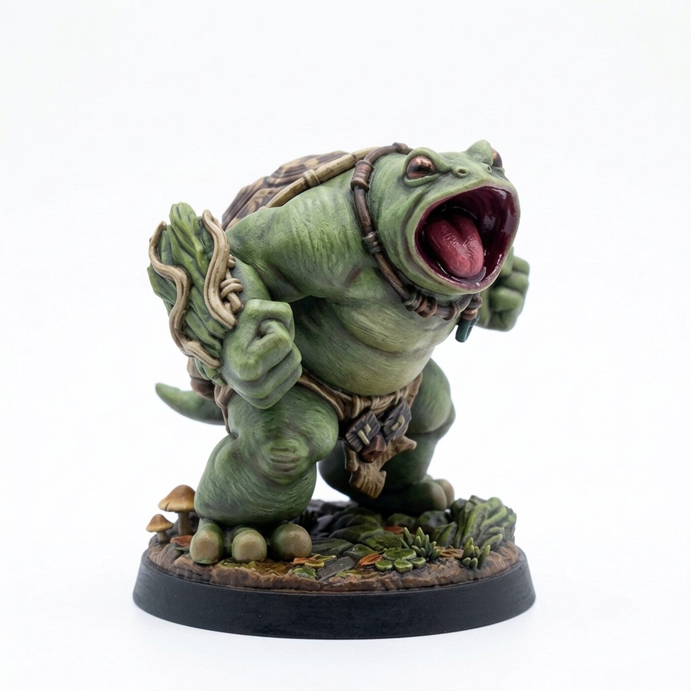Toadsmasher B - Painted 3D Printed Miniature