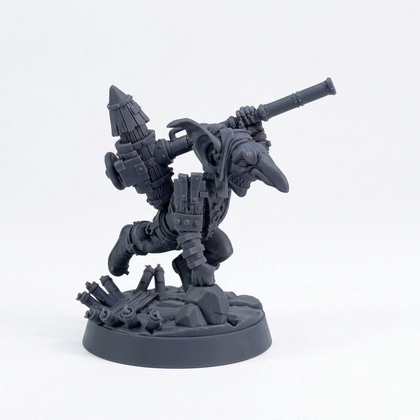 Tosser D Maul Swinga B - Gray Resin 3D Printed Miniature