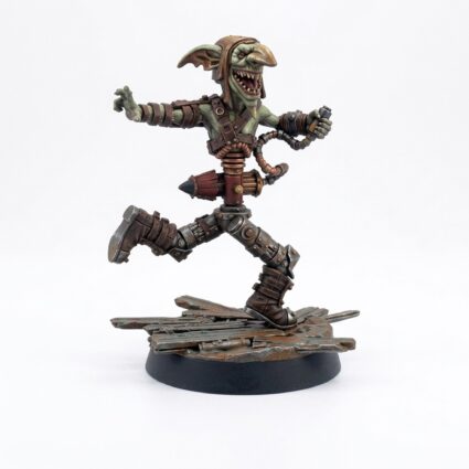 Tosser E Rocket Body Dash - Painted 3D Printed Miniature