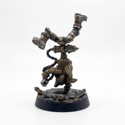 Tosser F Rocket Body Handstand - Painted 3D Printed Miniature