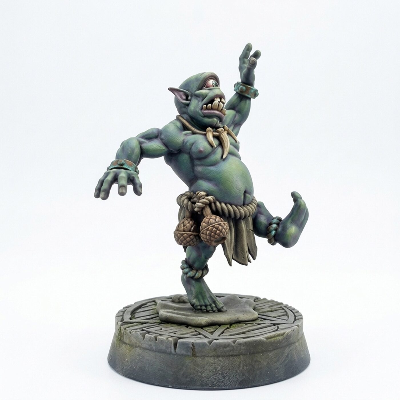 Trippping Over Cyclops - Painted 3D Printed Miniature