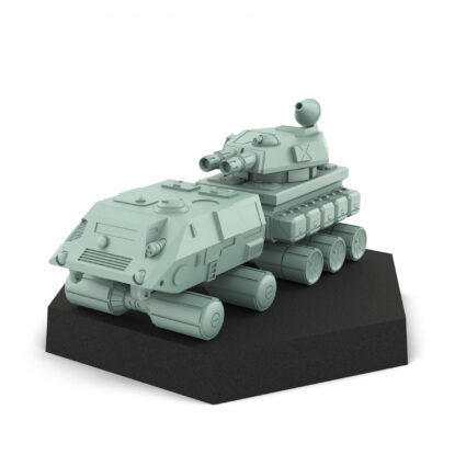 Turhan Heavy Wheeled Support Tank 3D Printed Mech Miniature