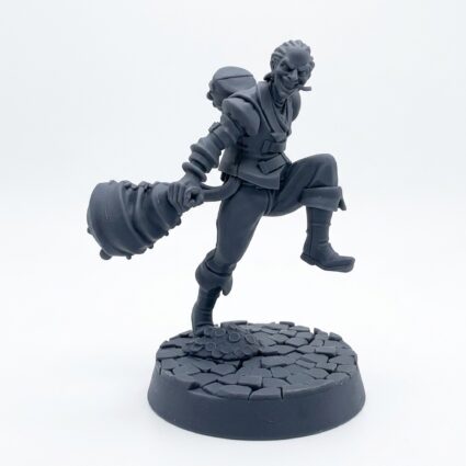 Typhoon Harry Collectingpayment - Gray Resin 3D Printed Miniature