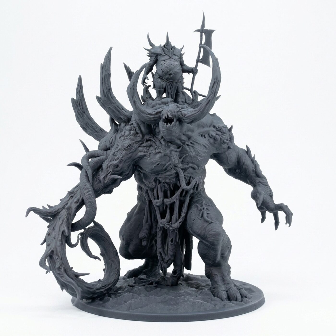 Ulcerated Colossus - Gray Resin 3D Printed Miniature