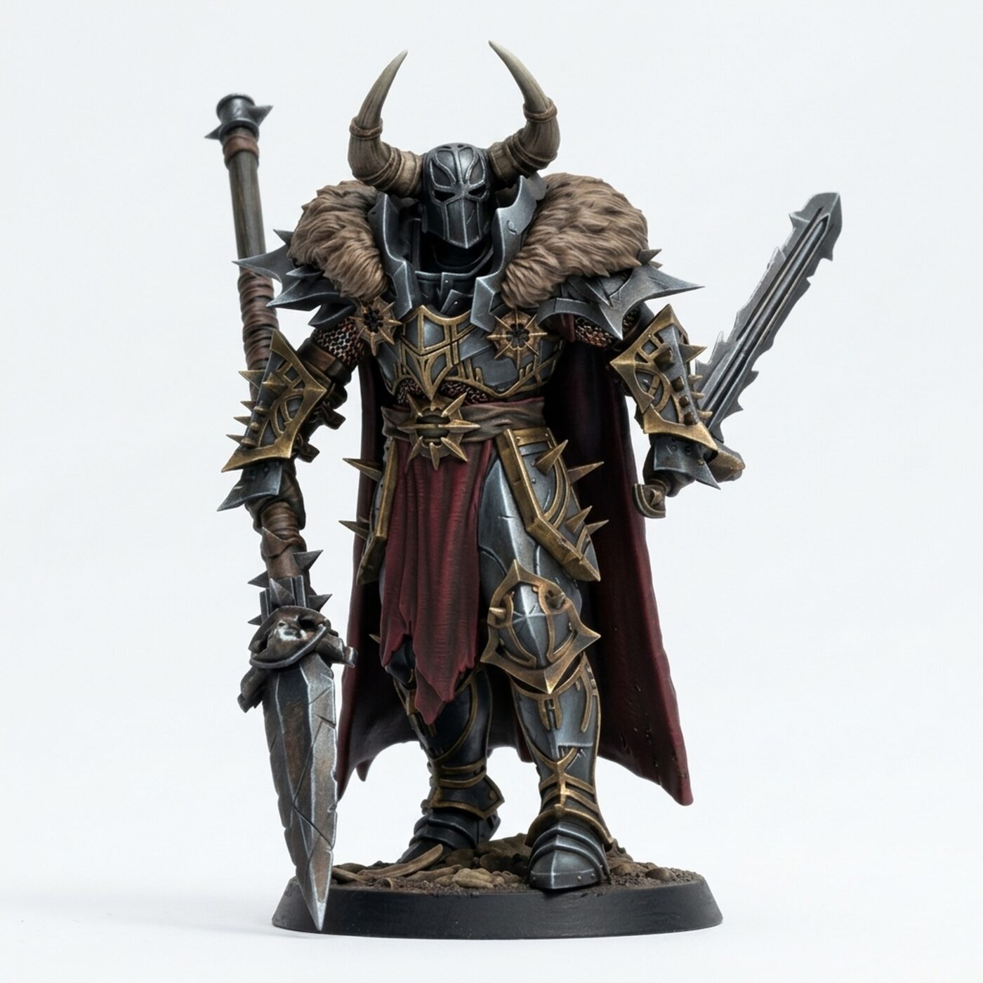 Unchainedcommander Attack Helm - Painted 3D Printed Miniature