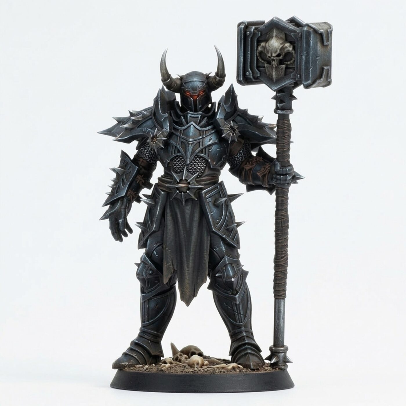 Unchainedcommander Stanceb Helm - Painted 3D Printed Miniature