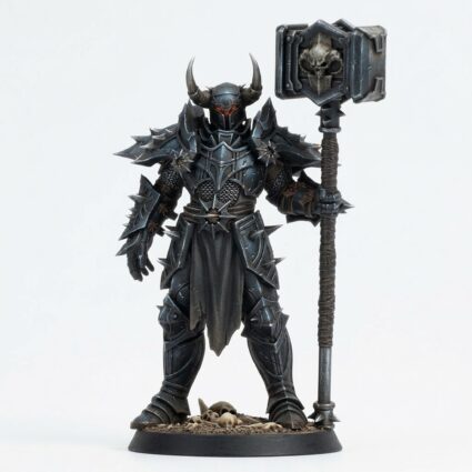 Unchainedcommander Stanceb Helm - Painted 3D Printed Miniature