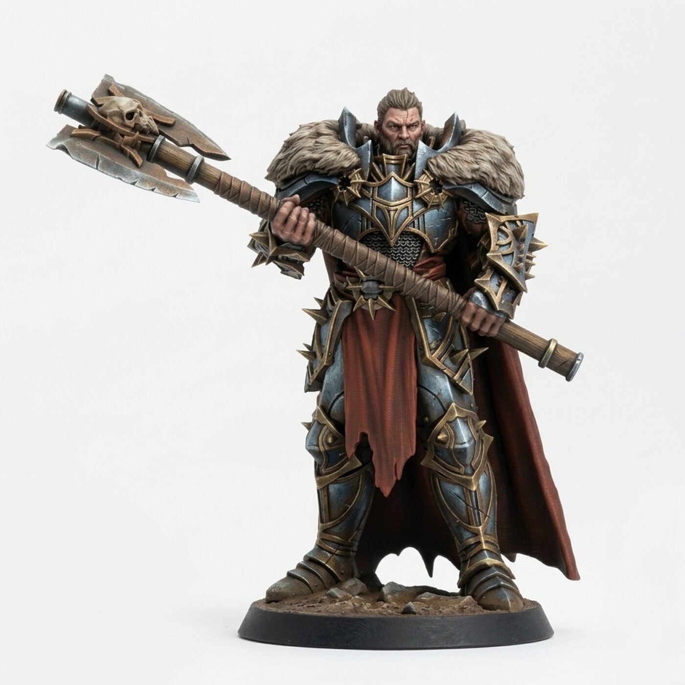 Unchainedcommander Strong Cape - Painted 3D Printed Miniature