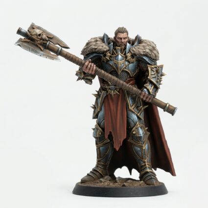 Unchainedcommander Strong Cape - Painted 3D Printed Miniature