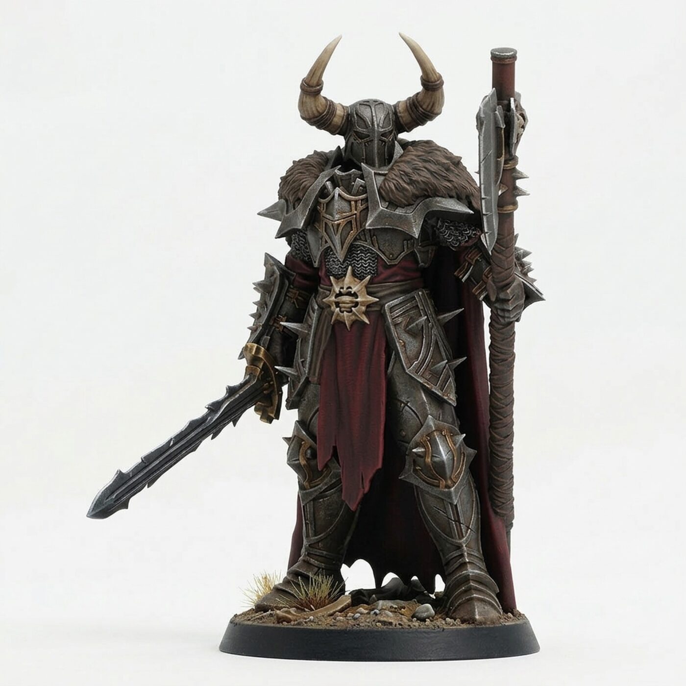 Unchainedcommander Taunt Cape - Painted 3D Printed Miniature