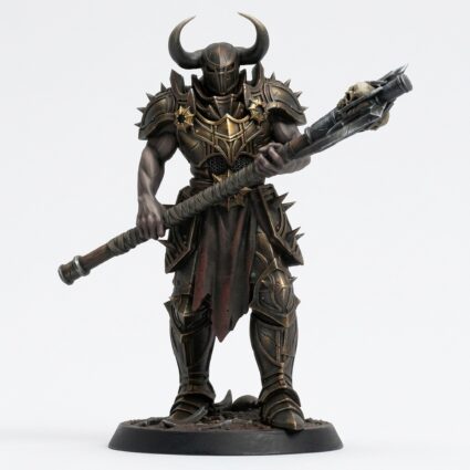 Unchainedcommander Walk Helm - Painted 3D Printed Miniature