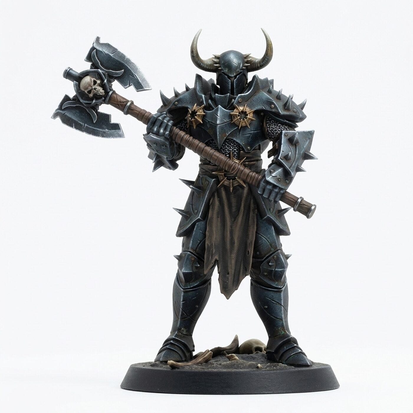 Unchainedsoldier Bigaxestand Warrior - Painted 3D Printed Miniature