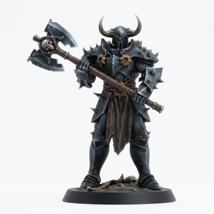 Unchainedsoldier Bigaxestand Warrior - Painted 3D Printed Miniature