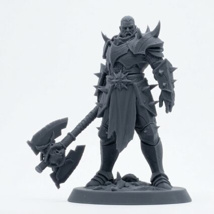 Unchainedsoldier Lookaxe Raider - Gray Resin 3D Printed Miniature