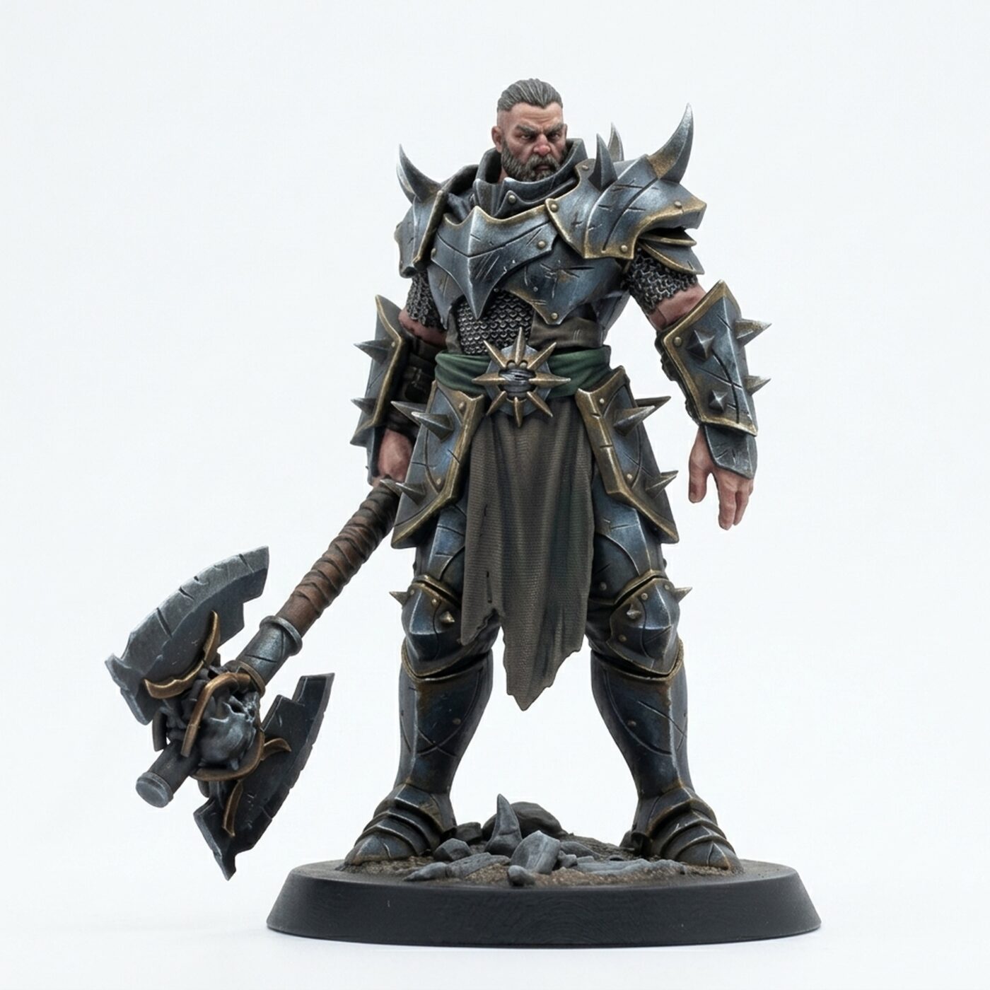 Unchainedsoldier Lookaxe Raider - Painted 3D Printed Miniature