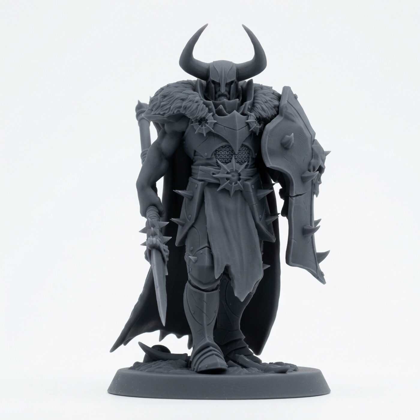 Spearwalk Raider - Gray Resin 3D Printed Miniature