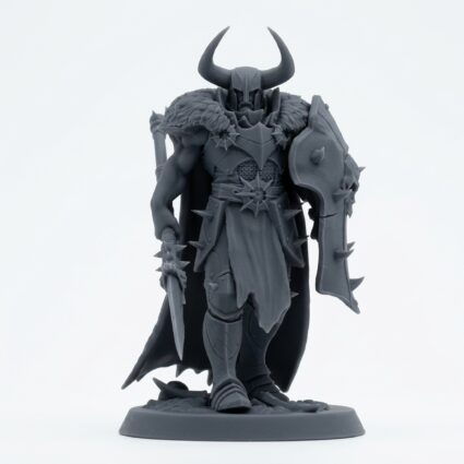 Spearwalk Raider - Gray Resin 3D Printed Miniature