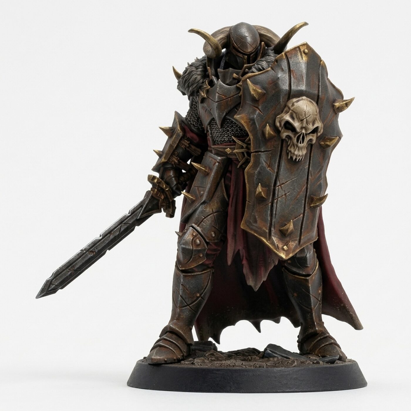 Swordblock Raider - Painted 3D Printed Miniature