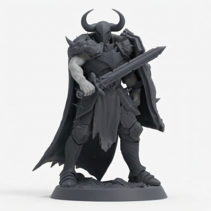 Unchainedsoldier Raider Swordbreathe Raider - Gray Resin 3D Printed Miniature