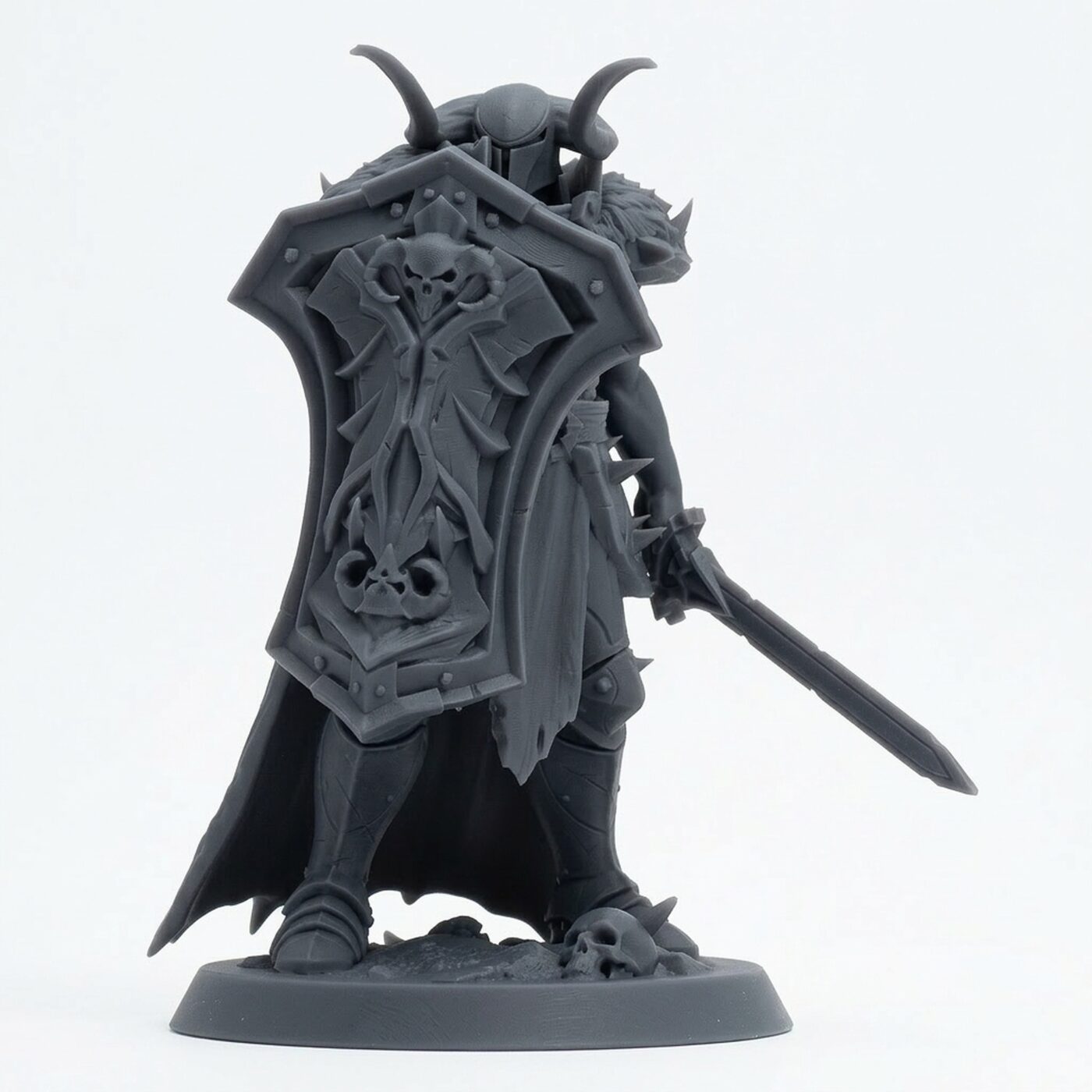 Unchainedsoldier Raider Swordlook Raider - Gray Resin 3D Printed Miniature