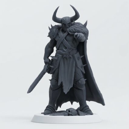 Bighammertaunt Ranger - Gray Resin 3D Printed Miniature