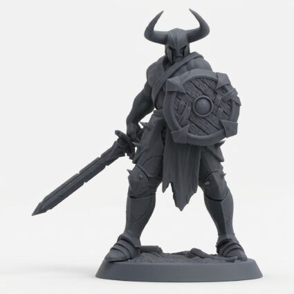 Unchainedsoldier Ranger Swordblock Ranger - Gray Resin 3D Printed Miniature