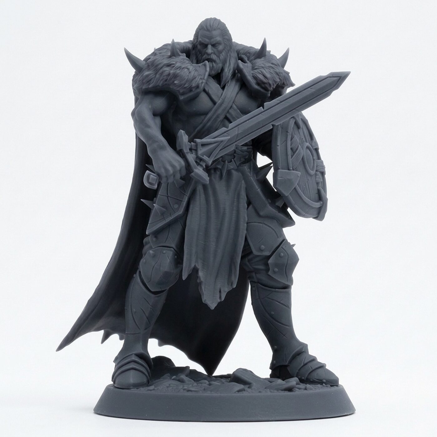 Unchainedsoldier Ranger Swordbreathe Ranger - Gray Resin 3D Printed Miniature