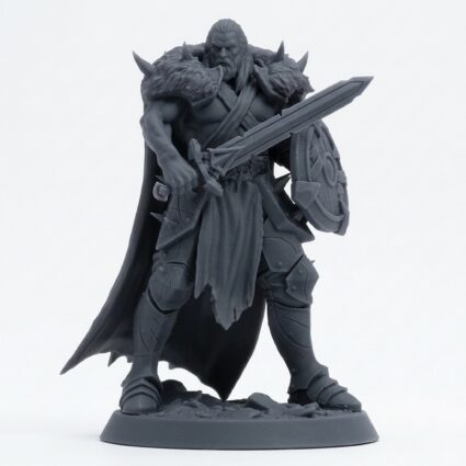 Unchainedsoldier Ranger Swordbreathe Ranger - Gray Resin 3D Printed Miniature