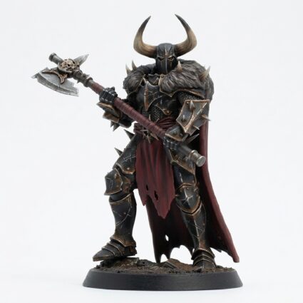 Unchainedsoldier Readyaxe Warrior - Painted 3D Printed Miniature