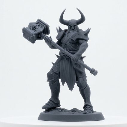 Readyhammer Ranger - Gray Resin 3D Printed Miniature