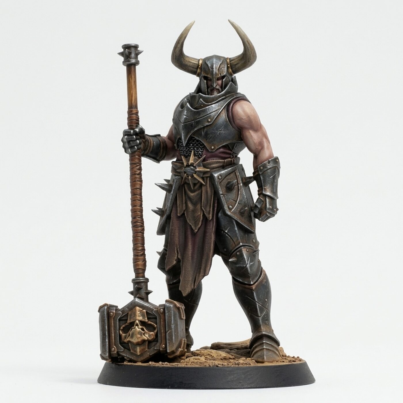 Unchained Soldier Warrior - Painted 3D Printed Miniature