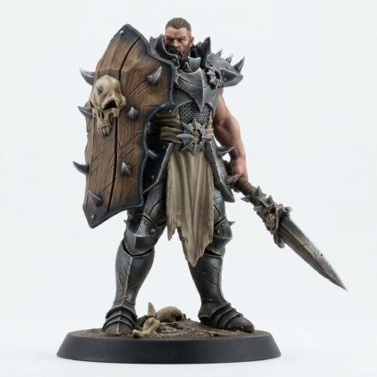 Unchainedsoldier Warrior Spearguard - Painted 3D Printed Miniature