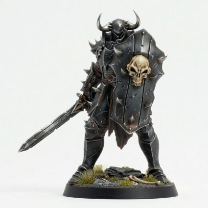 Warrior Swordblock Warrior - Painted 3D Printed Miniature