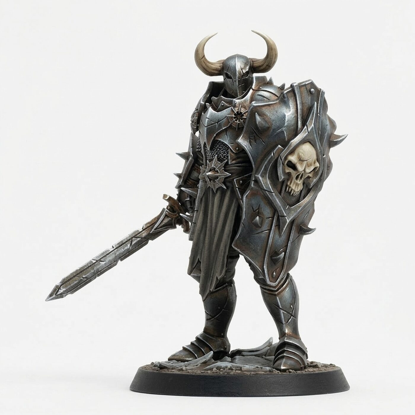 Swordready Warrior - Painted 3D Printed Miniature