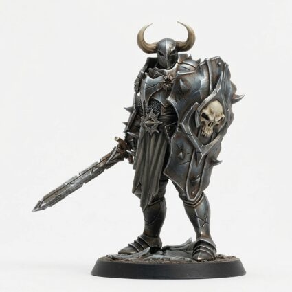 Swordready Warrior - Painted 3D Printed Miniature