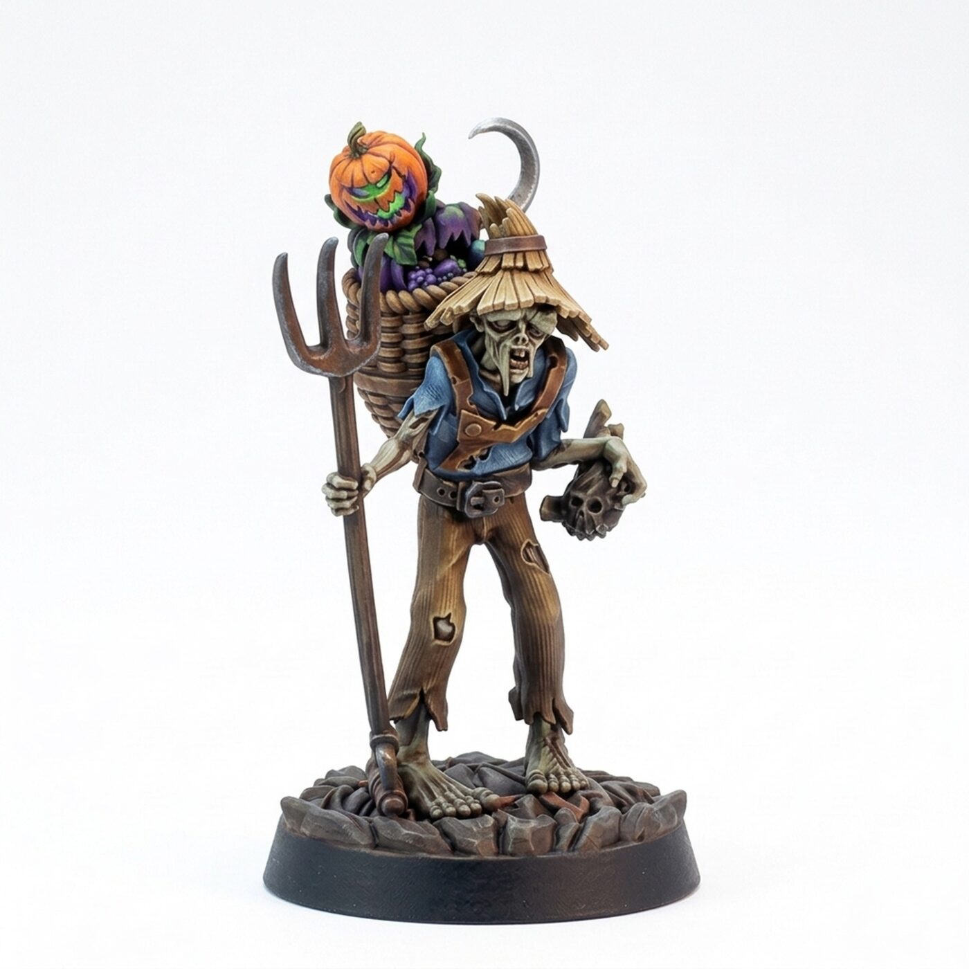 Undead Peasant - Painted 3D Printed Miniature
