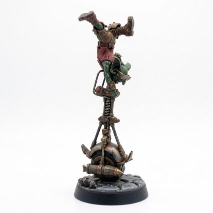 Unicycle Pose A Handstand Hustle - Painted 3D Printed Miniature