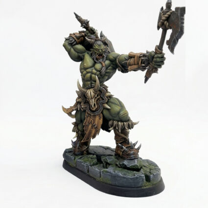 Untur Warrior Orc A - Painted 3D Printed Miniature