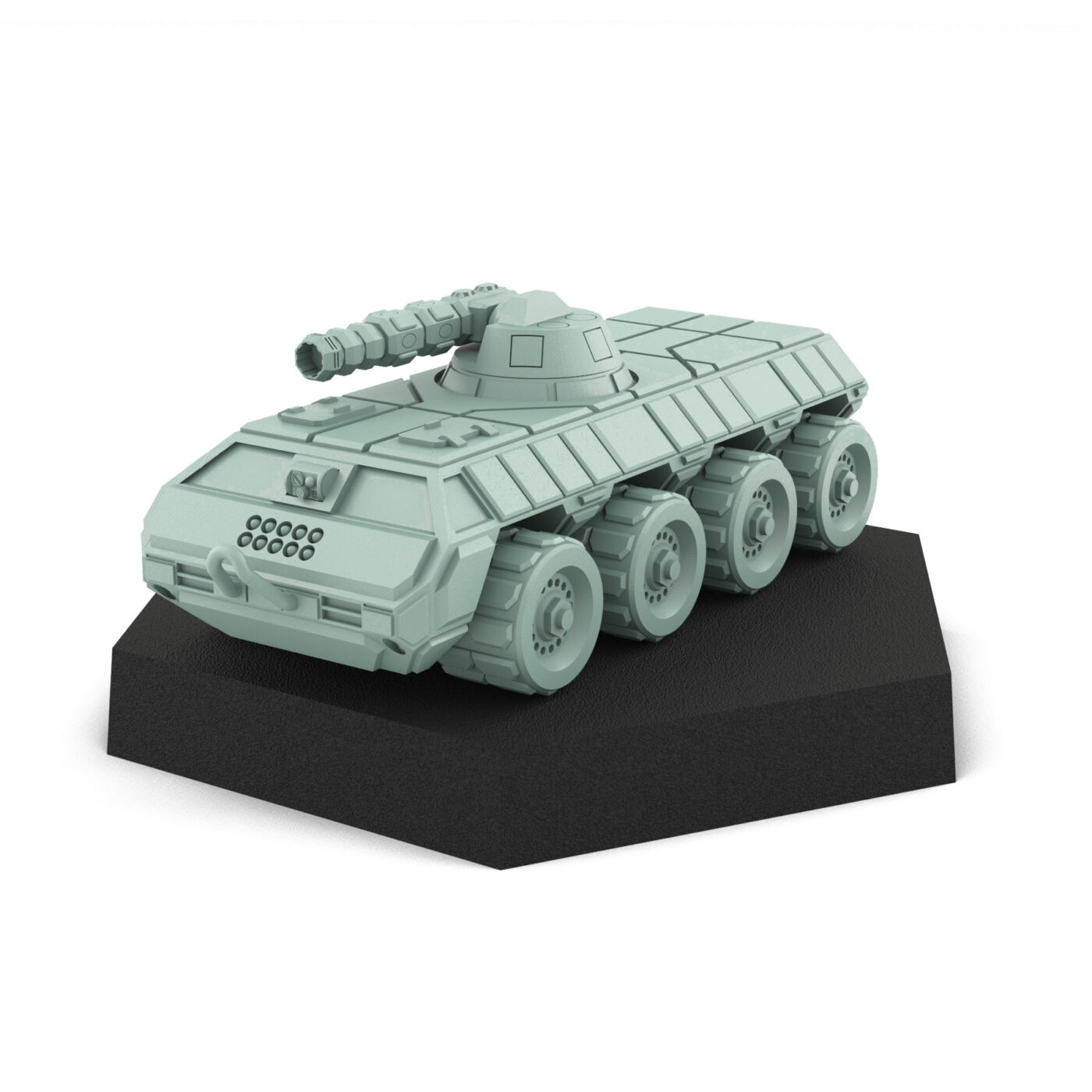 Urban Guerilla Wheeled Fighting Vehicle 3D Printed Mech Miniature