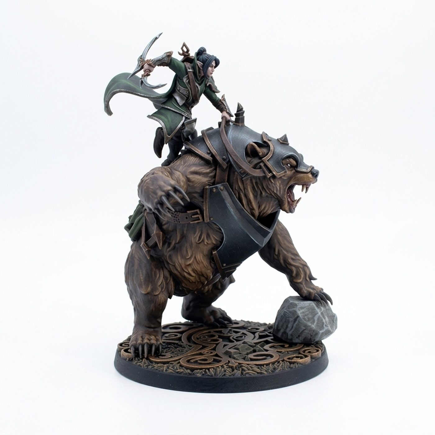 Ursalor and Viarel - Painted 3D Printed Miniature