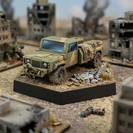 Utility Truck Painted Mech Miniature