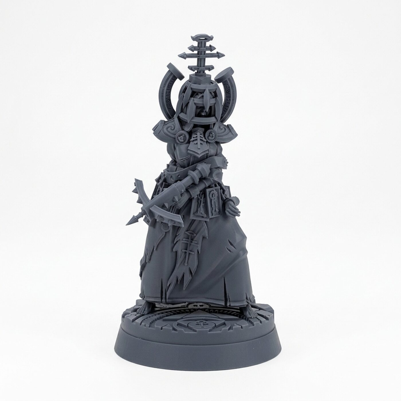 Vile Nun C - Gray Resin 3D Printed Miniature