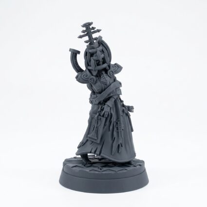 Vile Nun D - Gray Resin 3D Printed Miniature