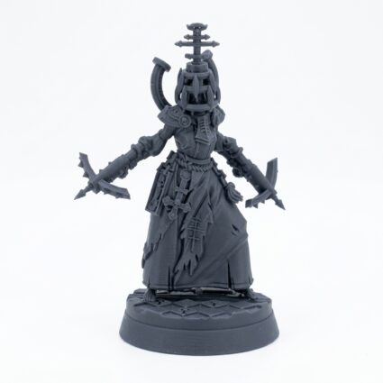 Vile Nun H - Gray Resin 3D Printed Miniature