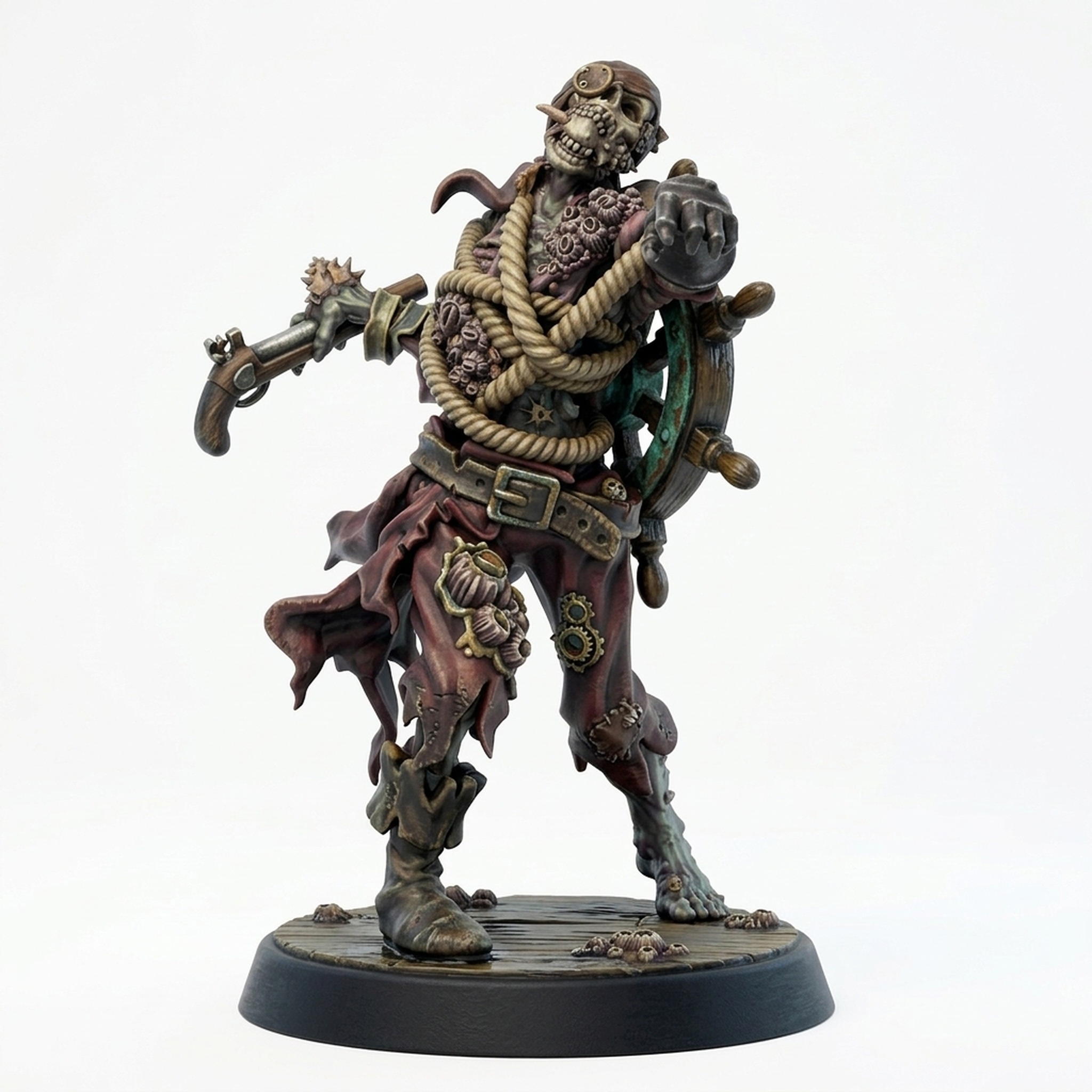 Voiceless Pirate A - Painted 3D Printed Miniature